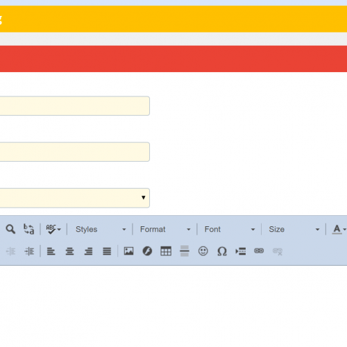 Paginas bewerken met editor
