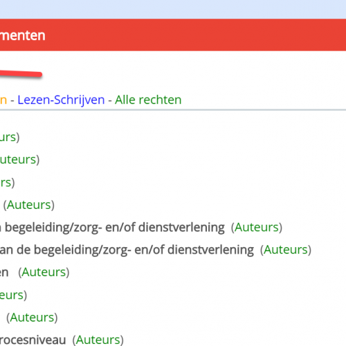 Rechten snel inzichtelijk
