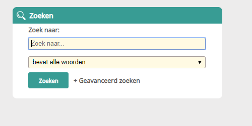Snel zoeken